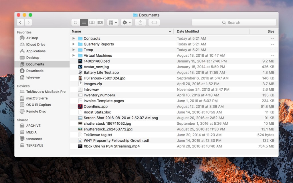 Keep Folders on Top on Mac