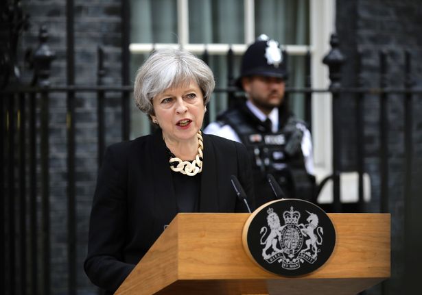 Britains-Prime-Minister-Theresa-May-speaks-outside-10-Downing-Street-after-an-attack-on-London-Brid