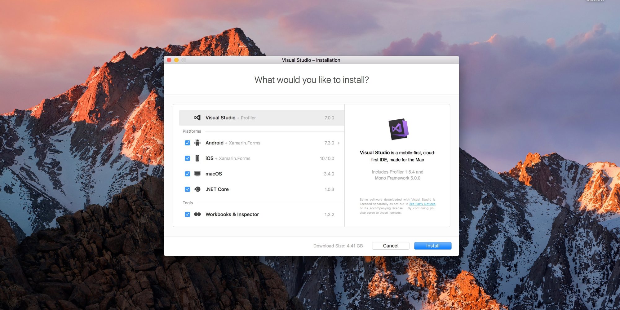 download visual studio professional mac